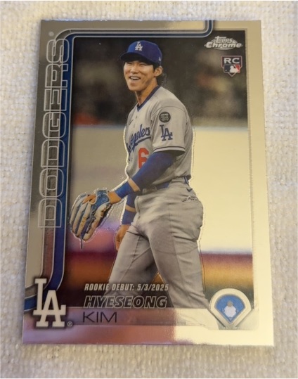 2025 Topps Chrome Update #USC149 Hyeseong Kim — front
