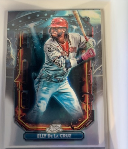 2025 Topps Chrome Cosmic #ET-4 Elly De La Cruz Extraterrestrial Talent — front