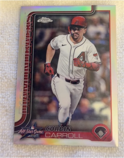 2025 Topps Chrome Update All-Star Game #ASGC-36 Corbin Carroll — front