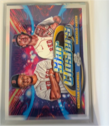 2025 Topps Chrome Cosmic #DCS-5 Kristian Campbell Marcelo Mayer Dual Star Clusters — front