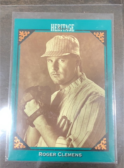 1993 Leaf Studio Heritage Series #3 Roger Clemens — front