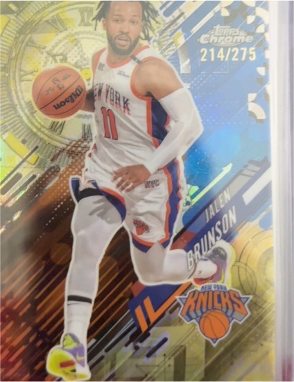 2025-26 Topps Chrome #GT-12 Jalen Brunson Go Time — front