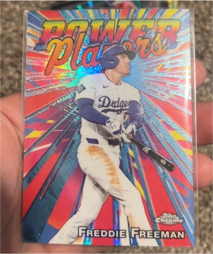 2025 Topps Chrome Update #PP-40 Freddie Freeman Power Players — front