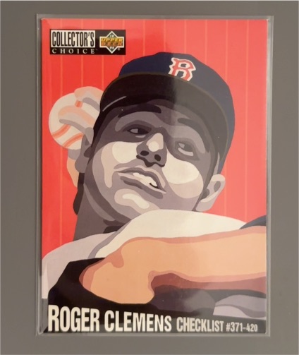 1994 Upper Deck Collector's Choice #322 Roger Clemens — front