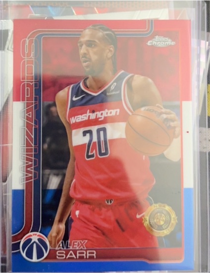 2025-26 Topps Chrome #218 Alex Sarr — front