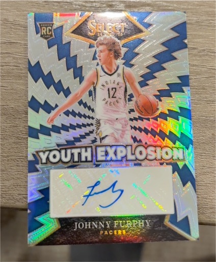 2024-25 Panini Select #YE-JOHN Johnny Furphy Youth Explosion — front