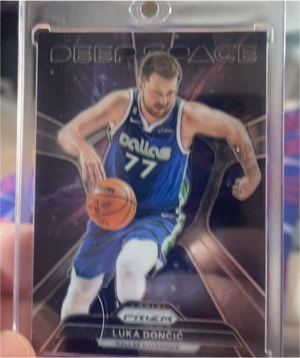 2023-24 Panini Prizm #6 Luka Doncic Deep Space — front