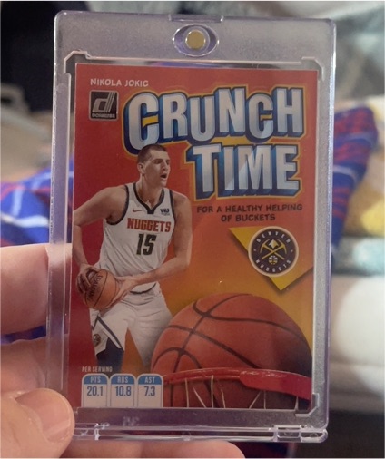 2019-20 Panini Donruss Crunch Time #? Nikola Jokic — front