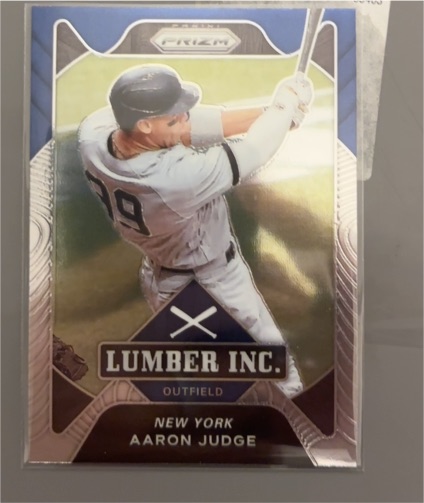 2021 Panini Prizm Lumber Inc. #LI3 Aaron Judge — front