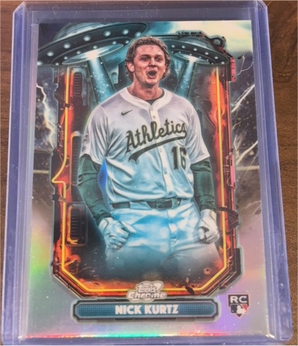 2025 Topps Chrome Cosmic #ET-26 Nick Kurtz — front