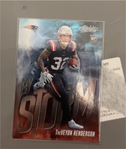 2025 Panini Absolute By Storm #19 TreVeyon Henderson — front