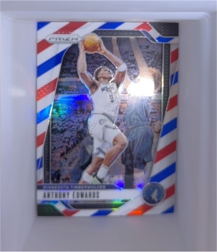 2024-25 Panini Prizm #100 Anthony Edwards — front