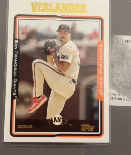 2025 Topps Archives #235 Justin Verlander — front