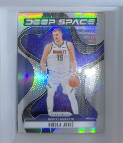2024-25 Panini Prizm #1 Nikola Jokic Deep Space Silver Prizm — front