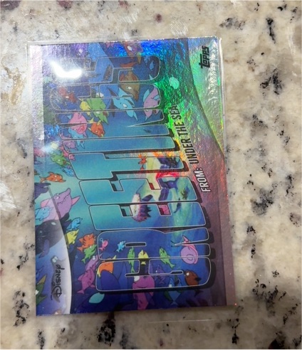 2025 Topps Disney Wonder Greetings From Under the Sea #GF-24 — front