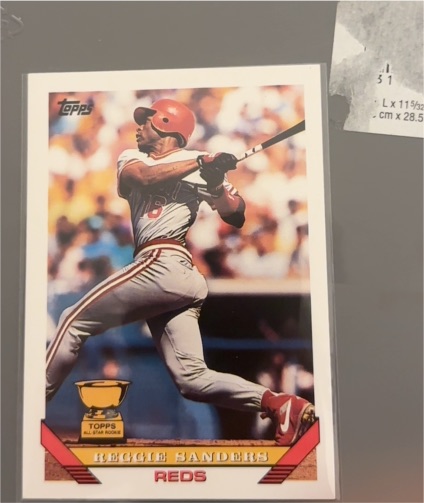 1993 Topps #83 Reggie Sanders — front
