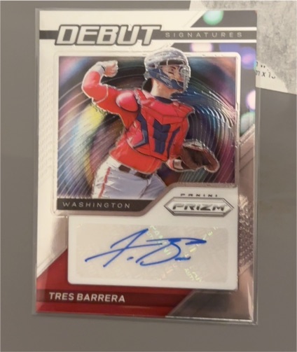 2021 Panini Prizm #DS-TB Tres Barrera — front