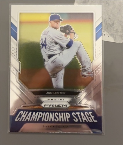 2021 Panini Prizm Baseball Championship Stage #CS7 Jon Lester — front