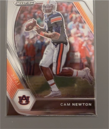2021 Panini Prizm Draft Picks #28 Cam Newton — front