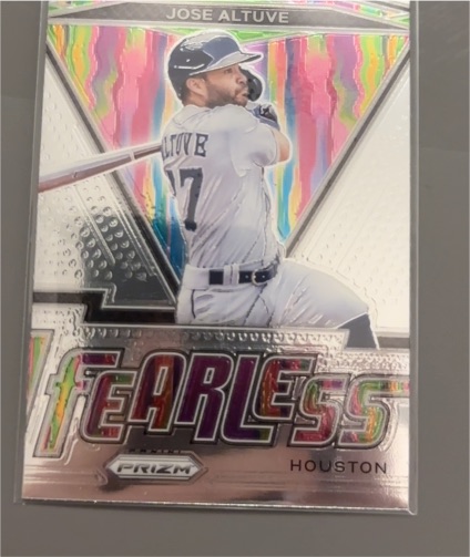 2021 Panini Prizm Fearless #FR-9 Jose Altuve — front