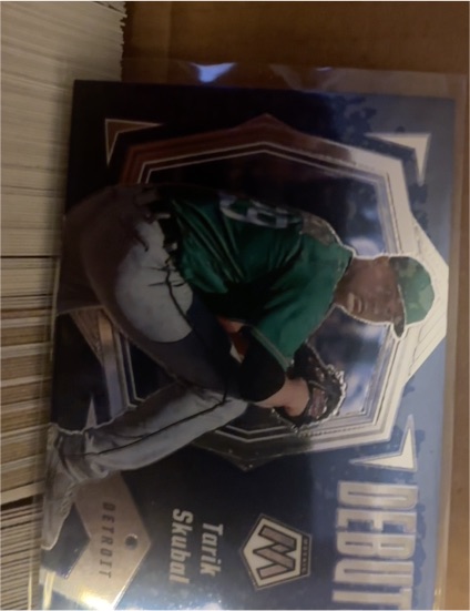 2021 Panini Mosaic Debut #PD-TS Tarik Skubal — front