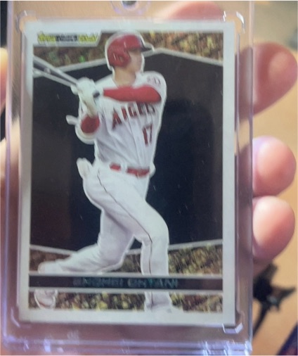 2021 Topps Chrome Update Black Gold #BGC-13 Shohei Ohtani — front