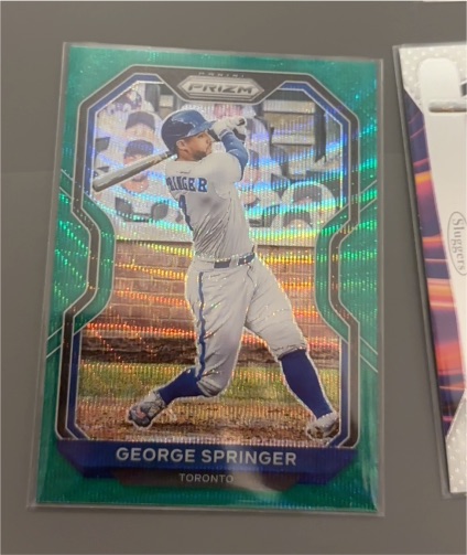 2021 Panini Prizm #185 George Springer — front