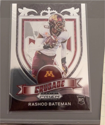 2021 Panini Prizm Draft Picks Crusade #166 Rashod Bateman — front