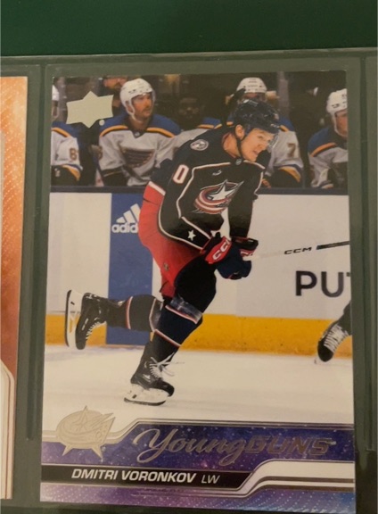 2023-24 Upper Deck Series 2 #492 Young Guns Dmitri Voronkov — front