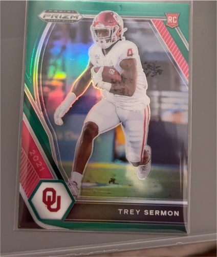 2021 Panini Prizm Draft Picks #123 Trey Sermon — front