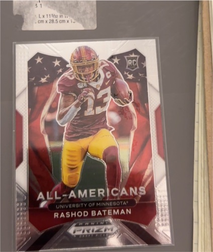 2021 Panini Prizm Draft Picks All-American #196 Rashod Bateman — front