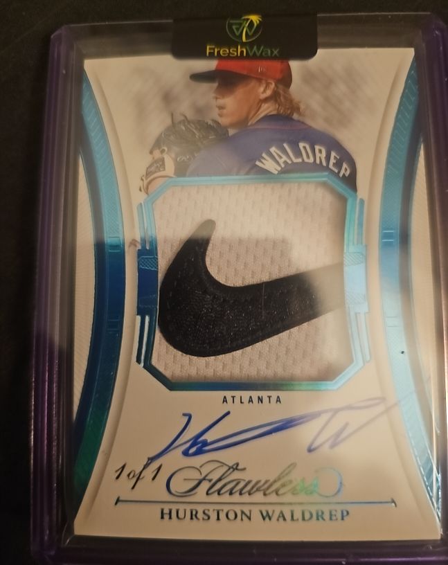 2024 Panini Flawless #1 Hurston Waldrep — front