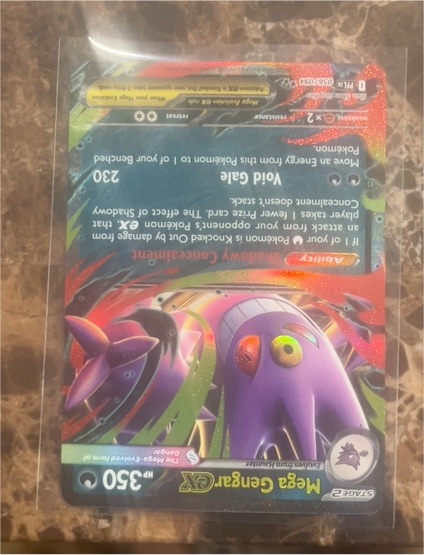 2025 Pokémon TCG #056 Mega Gengar ex Phantasmal Flames — front