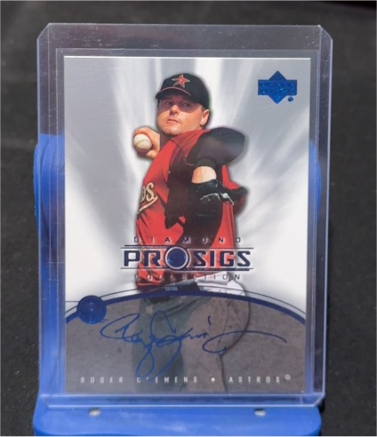 2004 Upper Deck Diamond Collection Pro Sigs #47 Roger Clemens — front