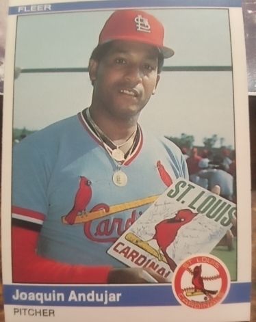1984 Fleer #319 Joaquin Andujar — front