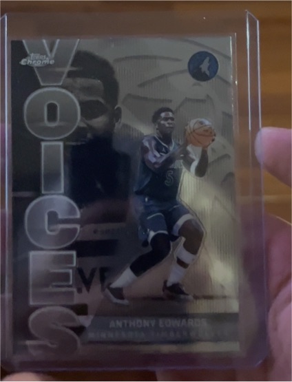 2025 Topps Chrome #VS-4 Anthony Edwards — front