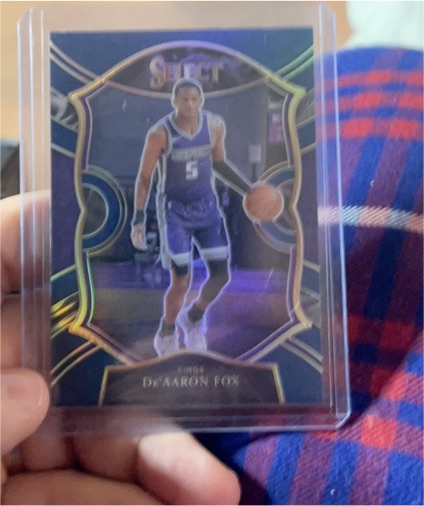 2020-21 Panini Select #32 De'Aaron Fox — front
