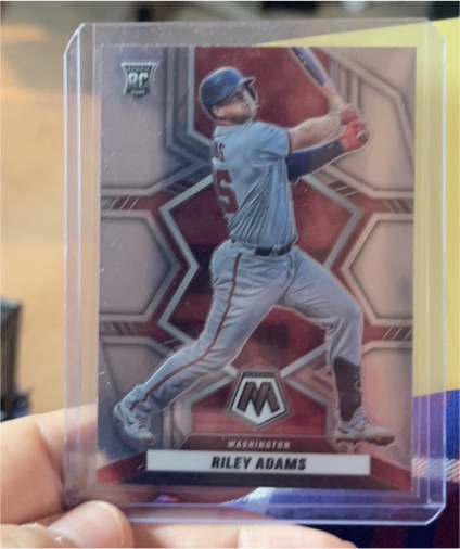 2022 Panini Mosaic #253 Riley Adams — front