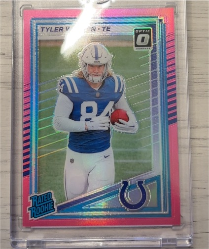 2025 Panini Donruss Optic #337 Tyler Warren Rated Rookie — front