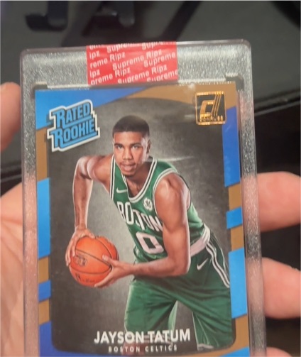 2017-18 Donruss #198 Jayson Tatum Rated Rookie — front
