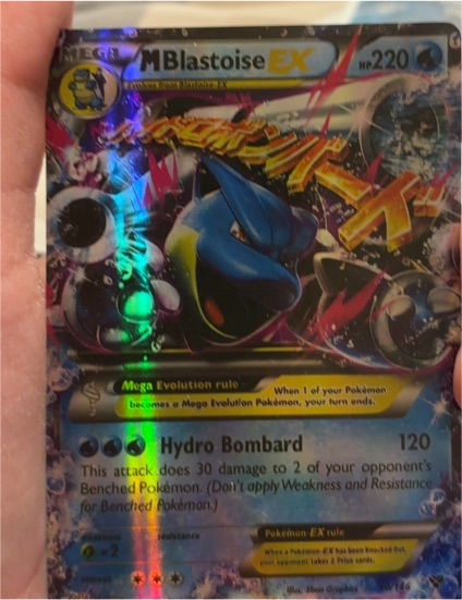 2014 Pokemon XY Mega M Blastoise EX #22/108 — front