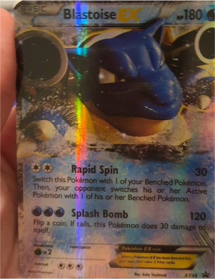 2014 Pokémon XY Black Star Promo #XY30 Blastoise EX — front
