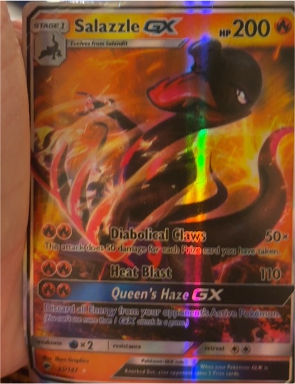 Salazzle GX 25/147 Burning Shadows — front