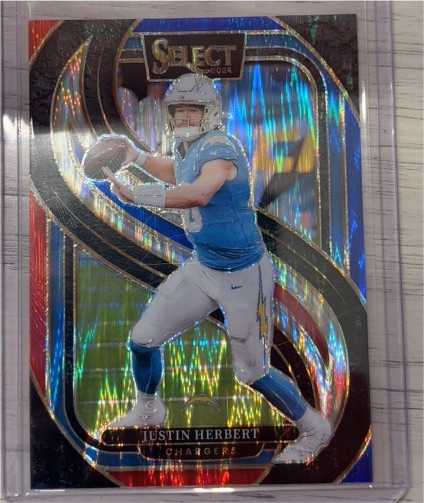 2024 Panini Select Premier Level #131 Justin Herbert — front