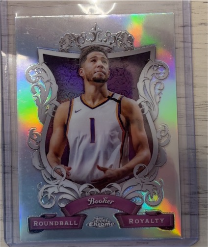 2023-24 Topps Chrome #RR-3 Devin Booker Roundball Royalty — front
