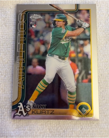 2025 Topps Chrome Update Series #USC178 Nick Kurtz — front