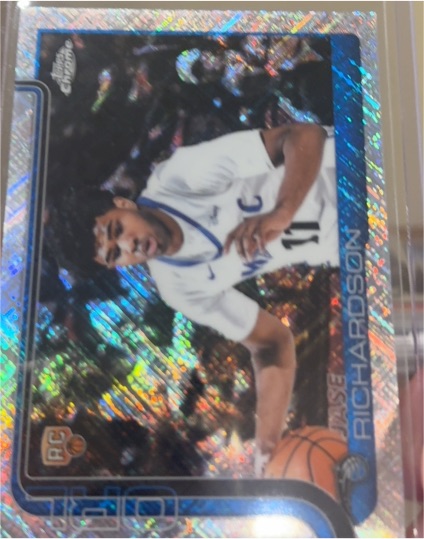 2025-26 Topps Chrome #275 Jase Richardson — front