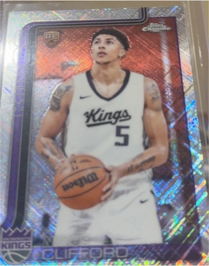 2025-26 Topps Chrome #274 Nique Clifford — front