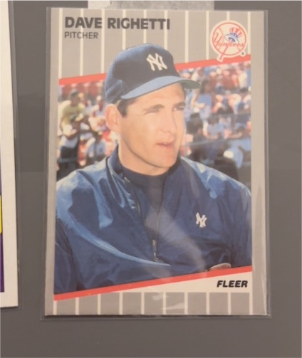 1989 Fleer #267 Dave Righetti — front