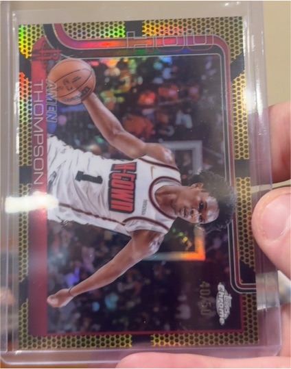2025-26 Topps Chrome #17 Amen Thompson — front